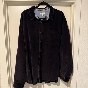 Sun + Stone courderoy Button up shirt sz 2XL